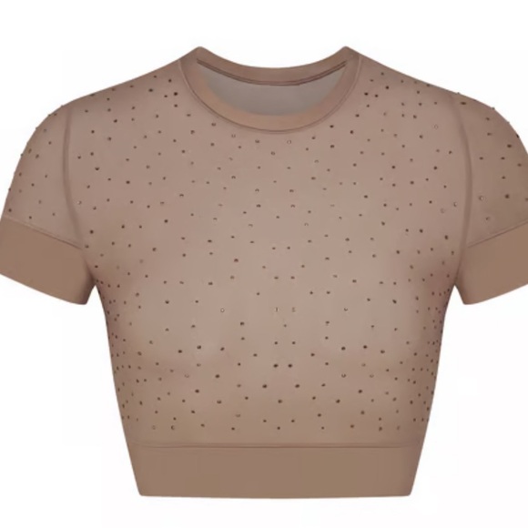 SKIMS Tops - NWT Skims Mesh Tshirt Size 4X
